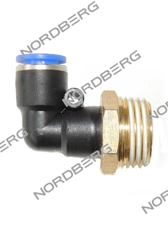 Фитинг угловой D8 - M1/2"